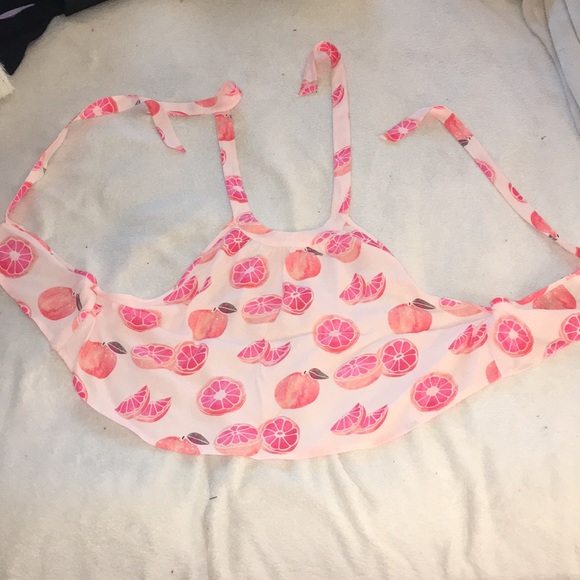 NWT WILDFOX GRAPEFRUIT Bandeau top - Picture 4 of 6